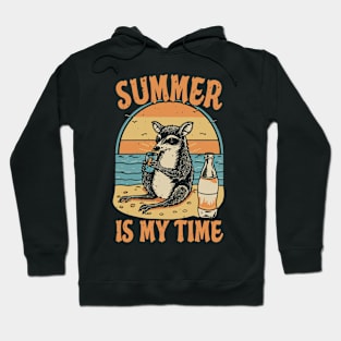 Summer Is My Time Possum Hoodie